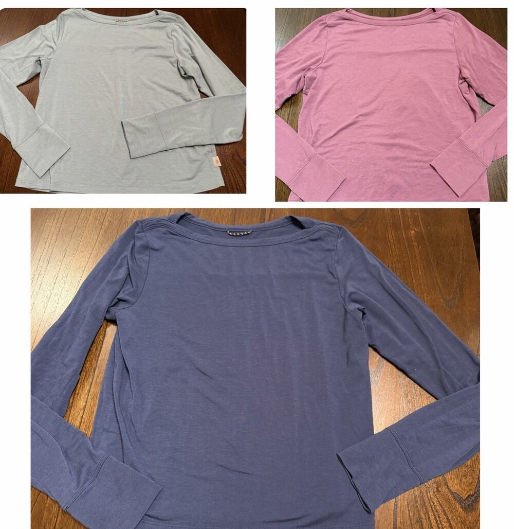 Lot of 3 Royal Robbins Top Shirt Boat neck L/S Madera Outdoor Small S